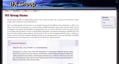 Desktop Screenshot of ifxgroup.net